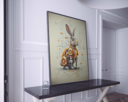 ia-creation-tableau-personalise-lapin-robot